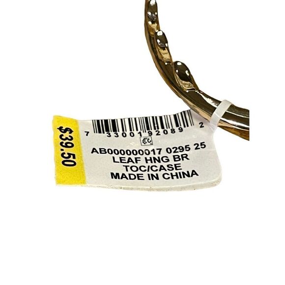 NWT Charter Club Gold-Tone Leaf Cuff Bracelet - Picture 7 of 7